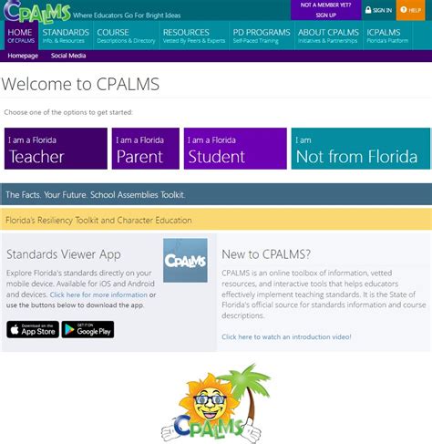 Cpalms Learning Systems Institute