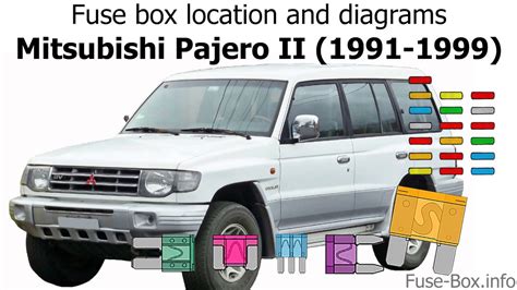 Mitsubishi Pajero 1993 Fuse Box Diagram Fuse Mitsubishi Mont