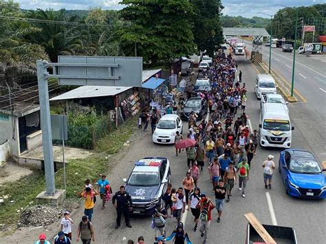 Parte De Tapachula En Sima Caravana De Migrantes Peri Dico El Orbe