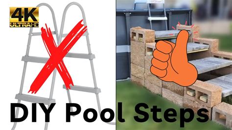 Diy Above Ground Pool Steps How To Build An Above Ground Pool Stairs