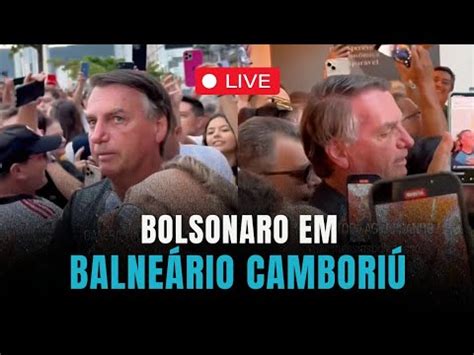 Bolsonaro atrai multidão para a praia em Balneário Camboriú YouTube