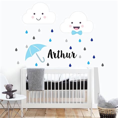 Adesivo Decorativo Chuva De Bençãos Menino chuva de amor Elo7