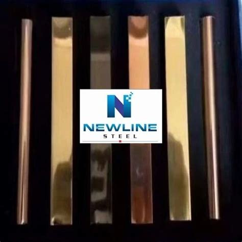 Newline Steel Gold Rose Gold Nl Ss Pvd Coated Pipe For Furniture