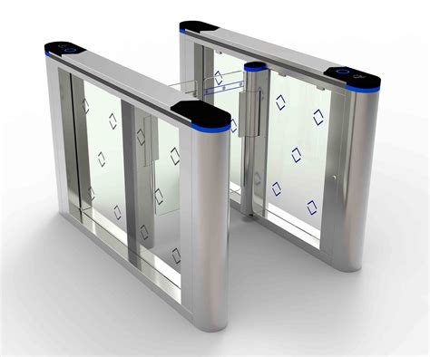 Swing Gate Turnstile Glass Barrier Optical Turnstiles Office Turnstiles