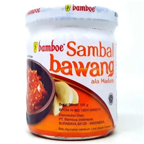 Jual Bamboe Sambal Bawang Kemasan Botol Shopee Indonesia