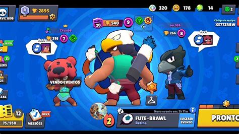 Fute Brawl Jogando Inscritos Brawl Stars Youtube