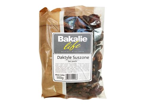 DAKTYLE SUSZONE BEZ PESTEK 500g BAKALIE LIFE AGA HOLTEX Sklep EMPIK