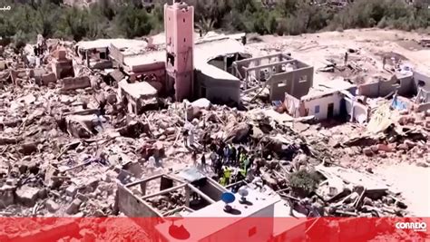 Imagens A Reas Mostram Rasto De Destrui O Ap S Sismo Atingir Marrocos