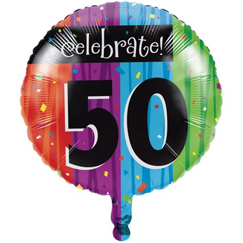 Milestone Celebration 50th Birthday Foil Balloon Party At Lewis