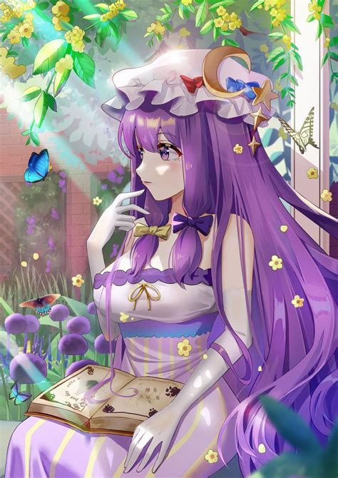 Patchouli Knowledge Touhou Drawn By Qinyuzhen Danbooru