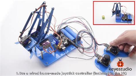 Keyestudio Robot Arm Starter Kit For Arduino Dof Electronic Coding B