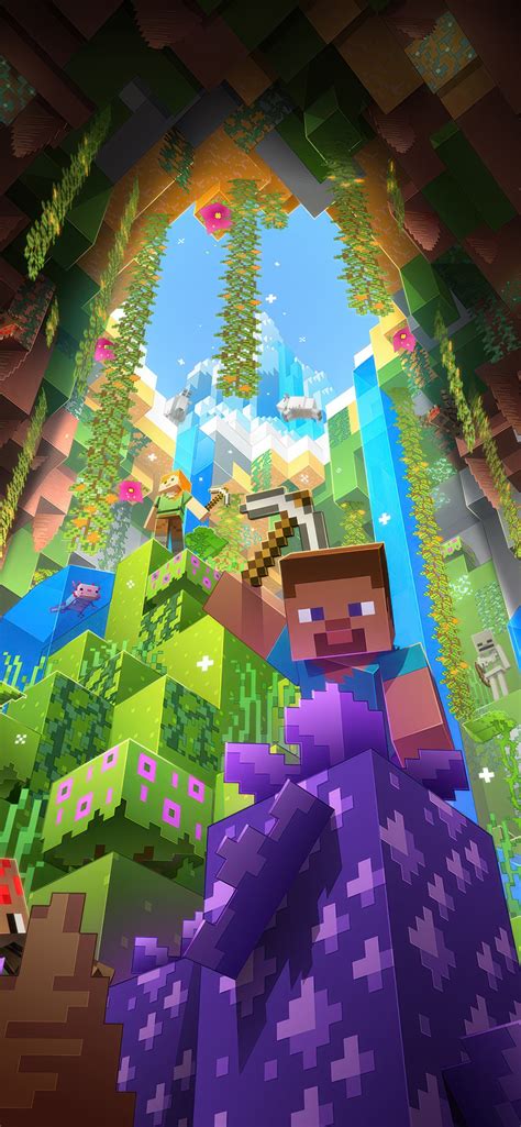 Minecraft Bedrock Edition Wallpaper 4k Game Art Minecraft 5k