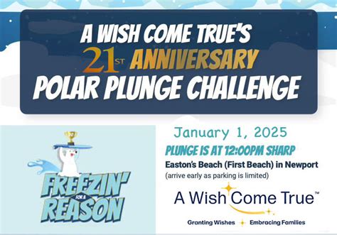 21st Annual Polar Plunge 2025 Awishcometrueinc