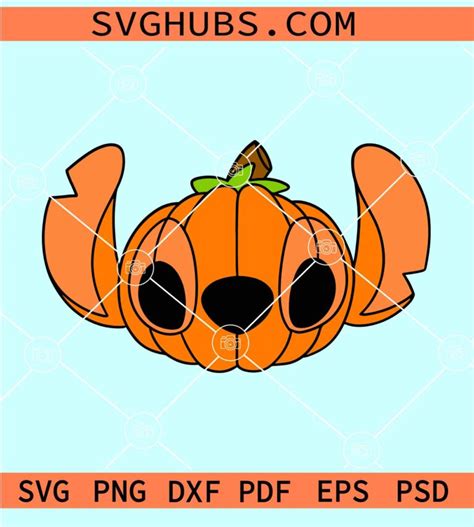 Stitch Pumpkin Svg Stitch Pumpkin Face Svg Pumpkin Stitch Svg