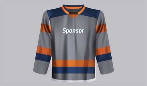 ice hockey jersey uniform vector, Hockey jersey design 40964934 Vector ...