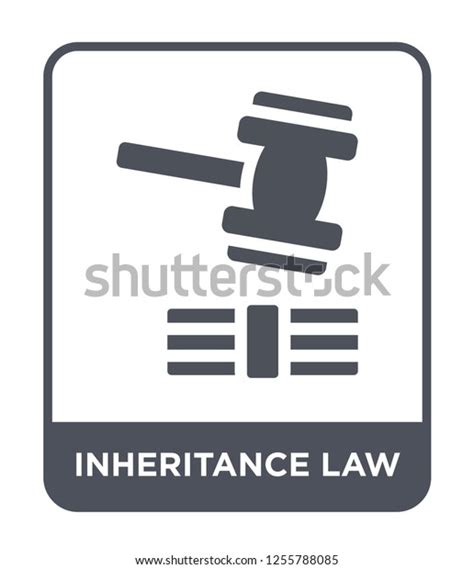 Inheritance Law Icon Vector On White Stock Vector Royalty Free 1255788085 Shutterstock