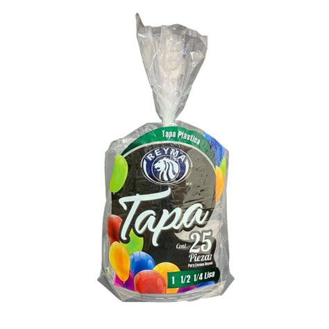 Tapa Plástica Para Vaso Reyma Lisa 1lt 1 2 1 4 25 Piezas Nacional de