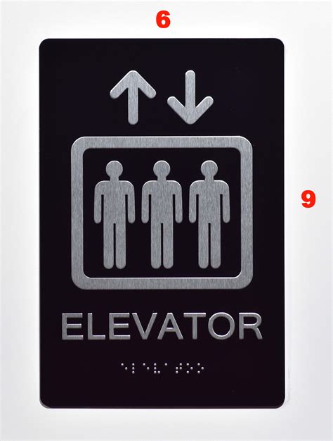 Elevator Ada Sign The Sensation Line Hpd Signs The Official Store