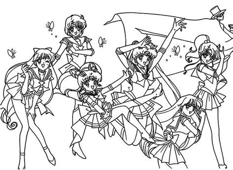 All Character Of Sailor Moon Coloring Page Color Luna