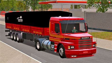 Skins Scania Vermelha Exclusiva Faixa Dourada Qualificada