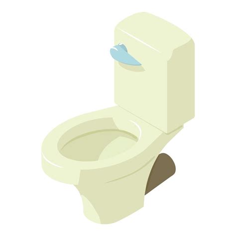 Restroom icon, isometric style 15282216 Vector Art at Vecteezy