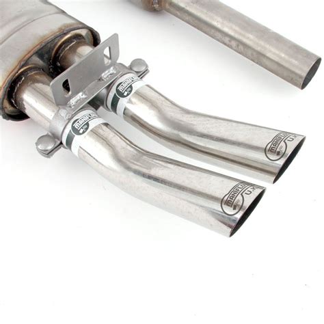 Maniflow Stainless Steel Exhaust System Twin Box Centre Exit Dtm