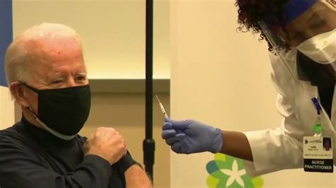 Joe Biden Receives His First Dose Of Pfizer Covid Vaccine On Air