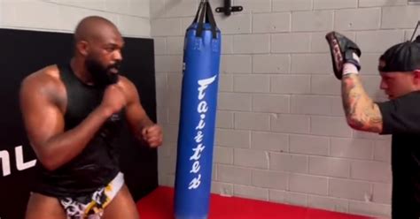 Watch - Jon Jones Shows Off Heavyweight Physique In New Training Footage