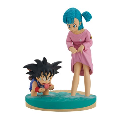 Figurine Son Goku And Bulma Dragon Ball Dragon History Revible Moment