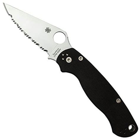 Spyderco Para Military Model 2 G 10 Handle Folding Knife Camouflageca