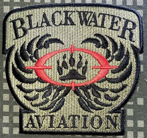 Blackwater Aviation Patch Decal Patch Co