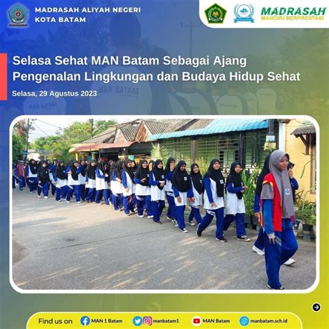 Selasa Sehat Man Batam Sebagai Ajang Pengenalan Lingkungan Dan Budaya