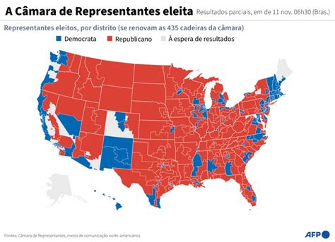 Confira gráficos e mapa as parciais das eleições dos EUA partido