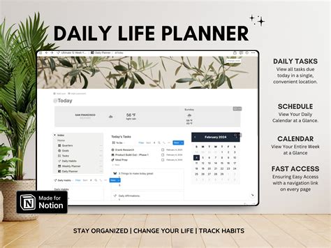 Notion Life Planner 12 Week Planner Notion Planner Template Notion Template Ultimate Life