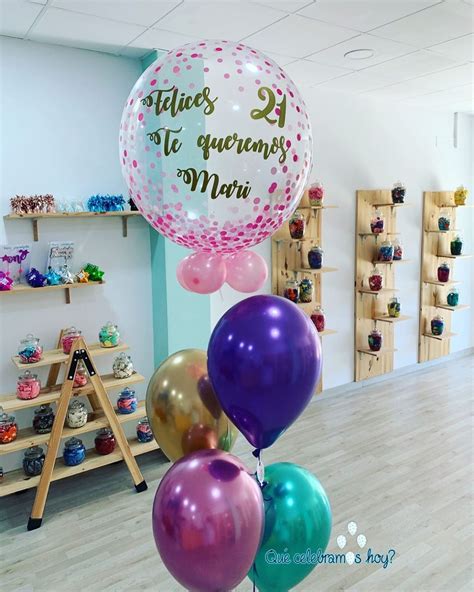 Globos Que Celebramos Hoy On Instagram Felicidades Mari Y Felices