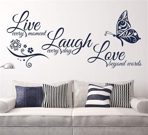 Live Laugh Love Wall Decals Stickers | Bedroom | Quotes | Wall Stickers ...