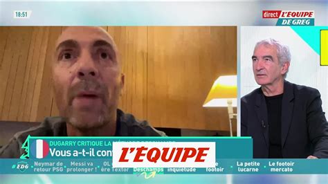 Dugarry Zidane Ou Deschamps Ce N Est Pas Le Sujet Foot Cm