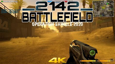 Battlefield 2142 Multiplayer 2020 Operation Shingle Quick Round 4k