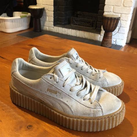 Puma Fenty x creepers in Beige. Excellent condition... - Depop