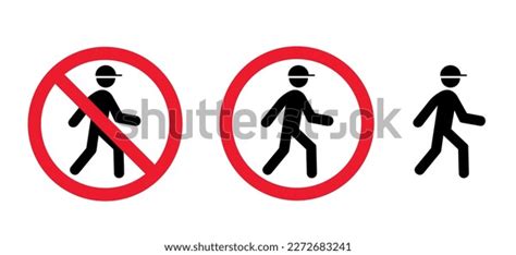 Stop Halt Allowed Area Do Not Stock Vector Royalty Free 2272683241