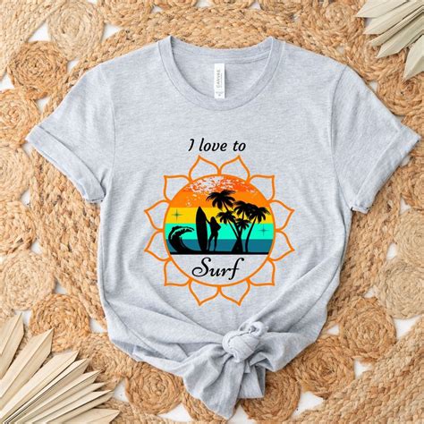 Retro Surfer Shirt Surfing Lovers Shirts Vintage Retro Surfing T