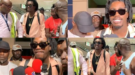 Wally Seck accueilli comme un roi à l aéroport AIBD après son Spectacle