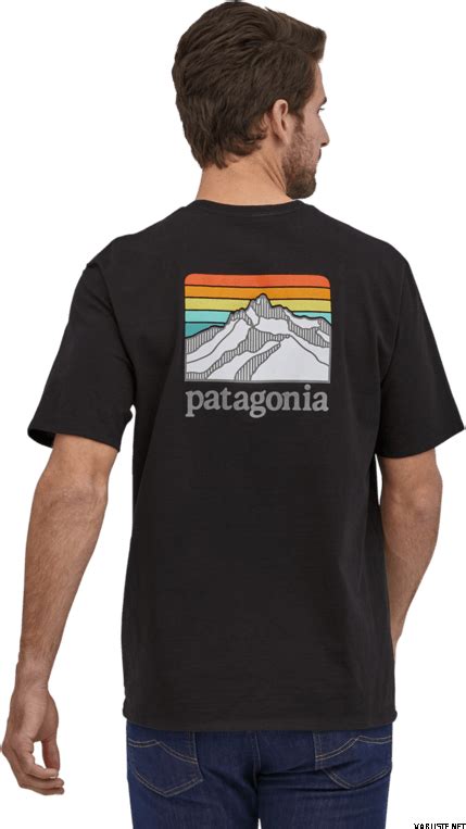 Patagonia Line Logo Ridge Pocket Responsibili Tee Mens Men S T Shirts