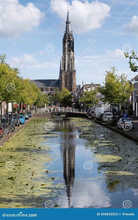 Tower Of The Nieuwe Kerk New Church In Delft The Netherlands