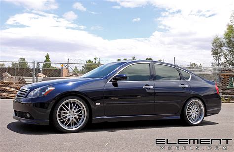 Mrr Gt1 Hypersilver Wheels On 07 Infiniti M35 W Specs Element Wheels