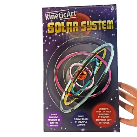 Kinetic Art Solar System Powered By Physics Enhanced By Batteries