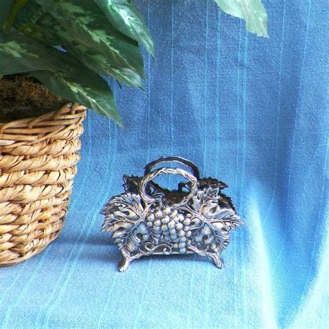 Godinger Silver Napkin Holder - Etsy