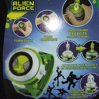 Cr A Ten Alien Force Toy Illuminator Ben Omnitrix Toys Bandai Watch