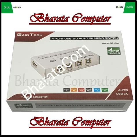 Promo Auto Usb Sharing Switch 4 Port Gaintech Switch Printer Usb 4