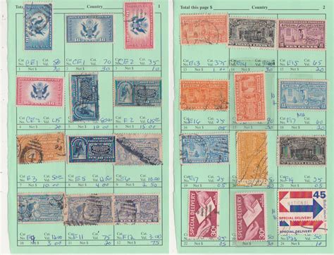 Us Scott E E Mint Used Special Delivery Stamps Ce M Used